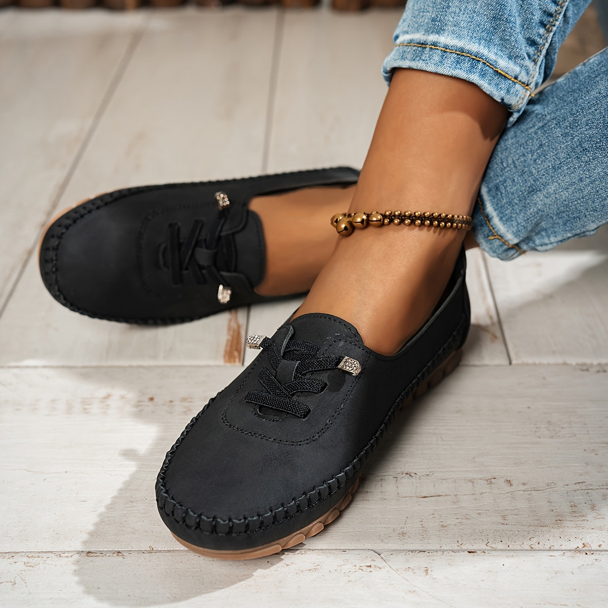 The Ellen — Whisper Suede Moccasins