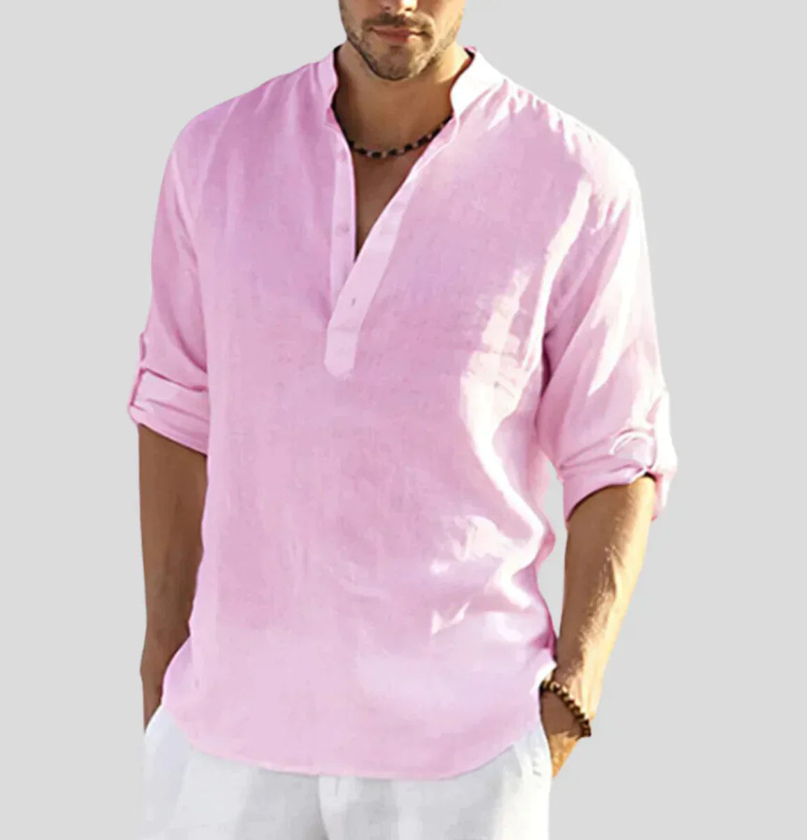 The Alden — Crisp Linen Shirt