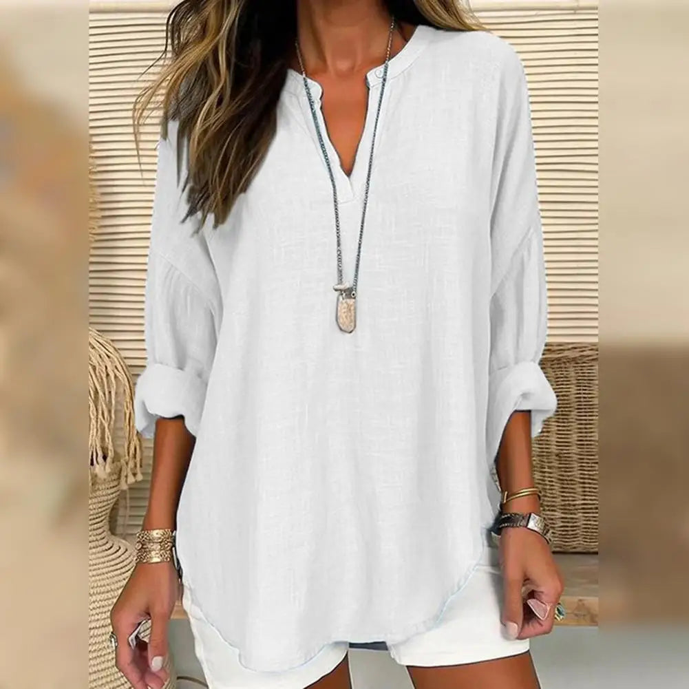 PENELOPE | Blouse à texture lin