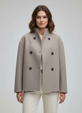 The Liora — Sand Wool Jacket