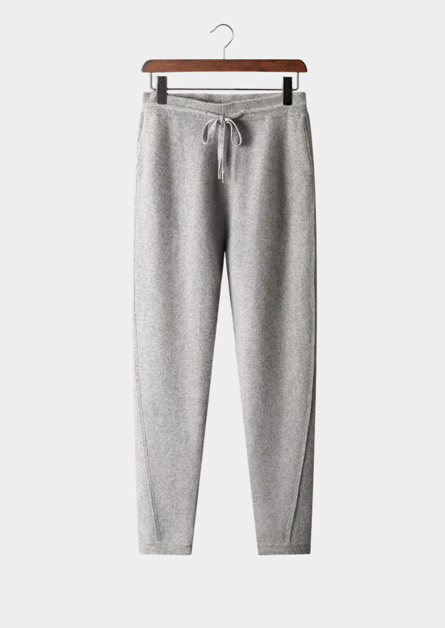 Pantalon slim en cachemire premium