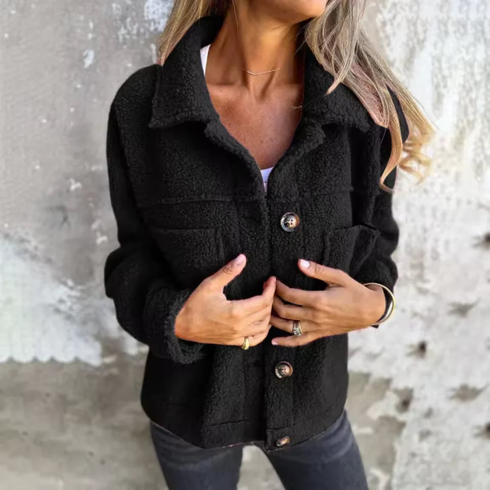 The Selina — Moss Fleece Jacket