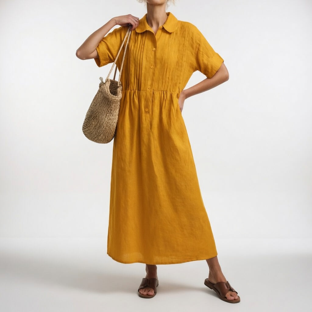 Lysandra™ - Robe chemise d'été légère et aérienne