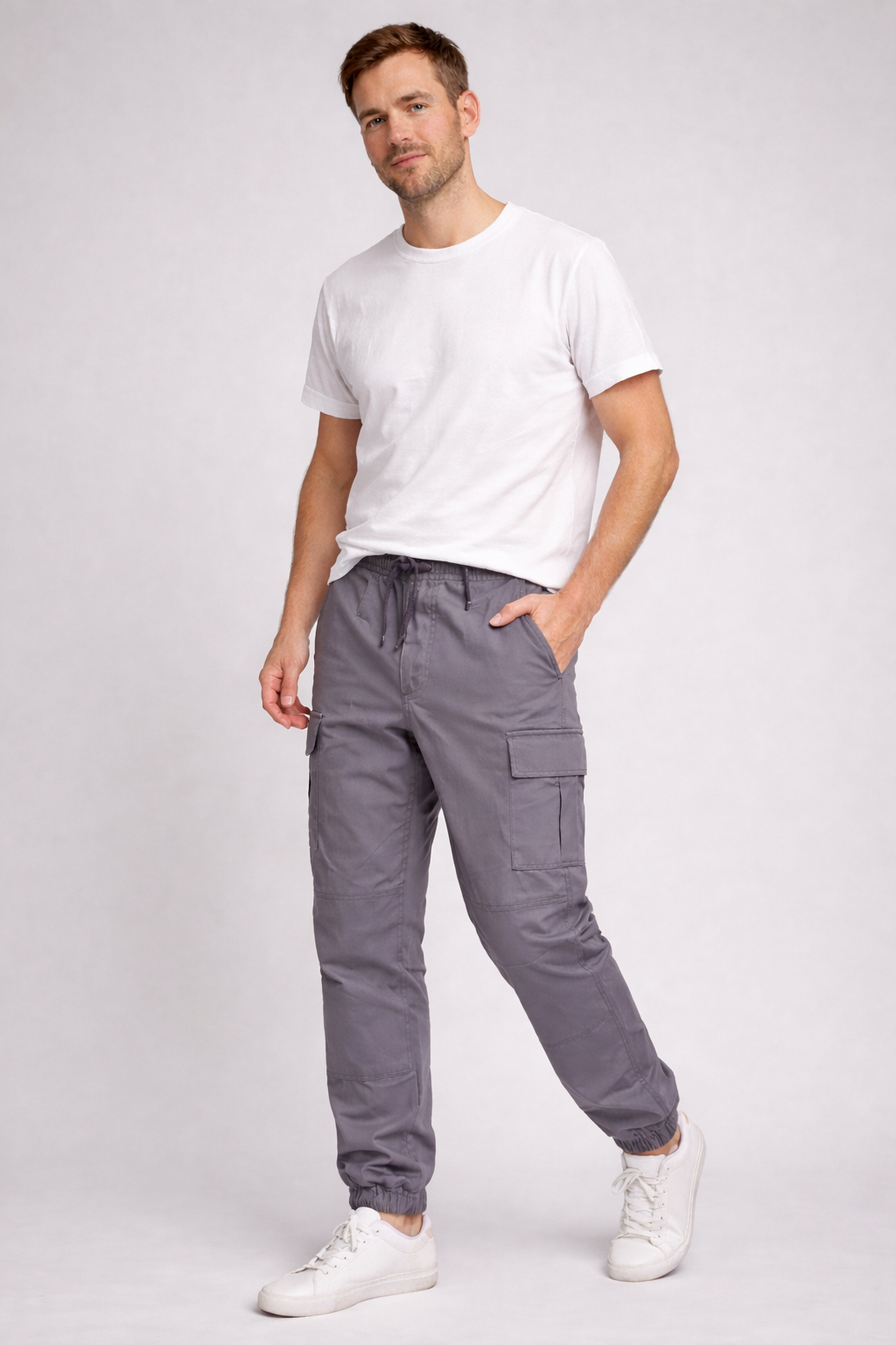Tallin Cargo Joggers — Moss
