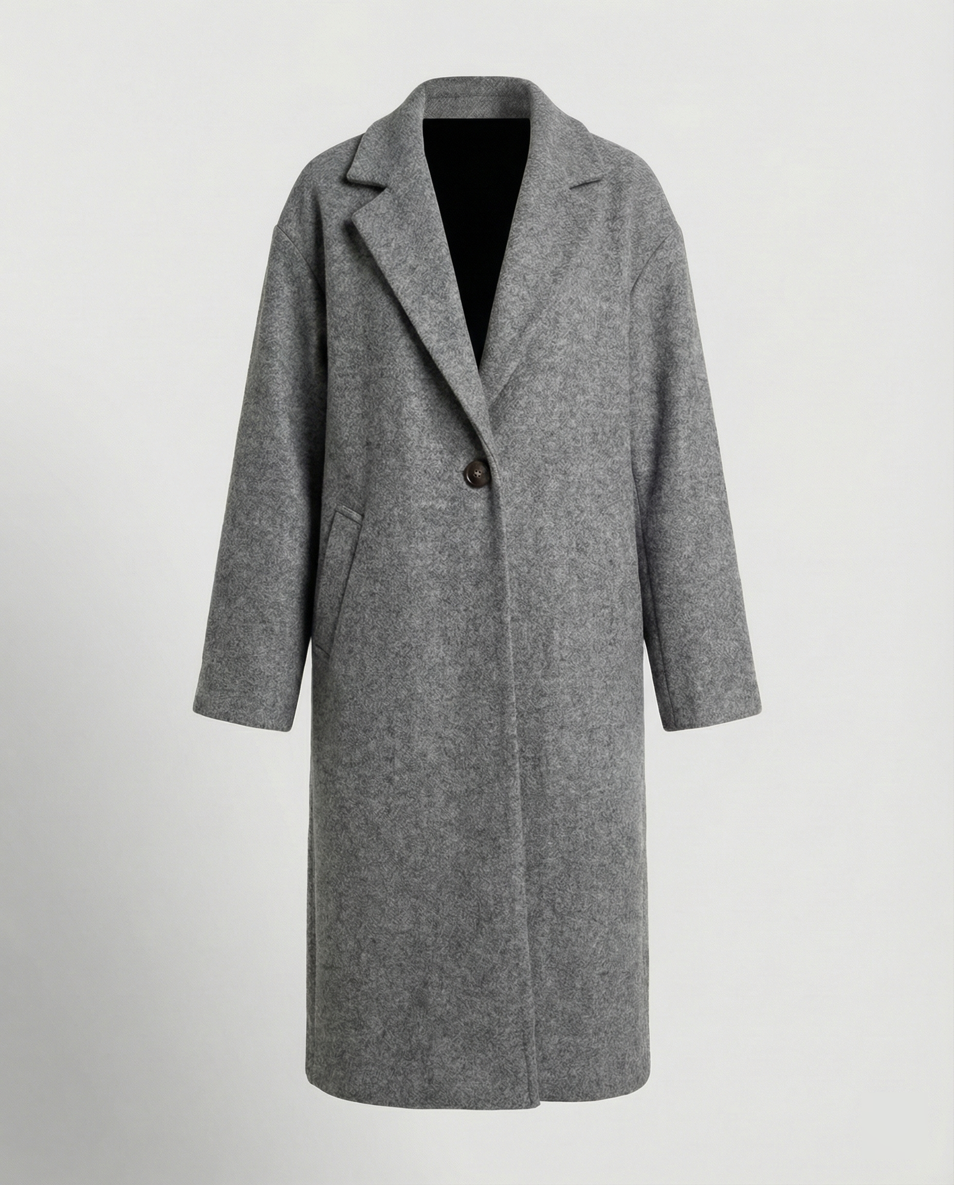 The Astrid Oversized Wool Overcoat — Multitone
