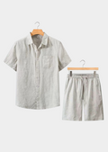 ENSEMBLE D'ÉTÉ DOLCEVITA MANCHES COURTES – SABLE