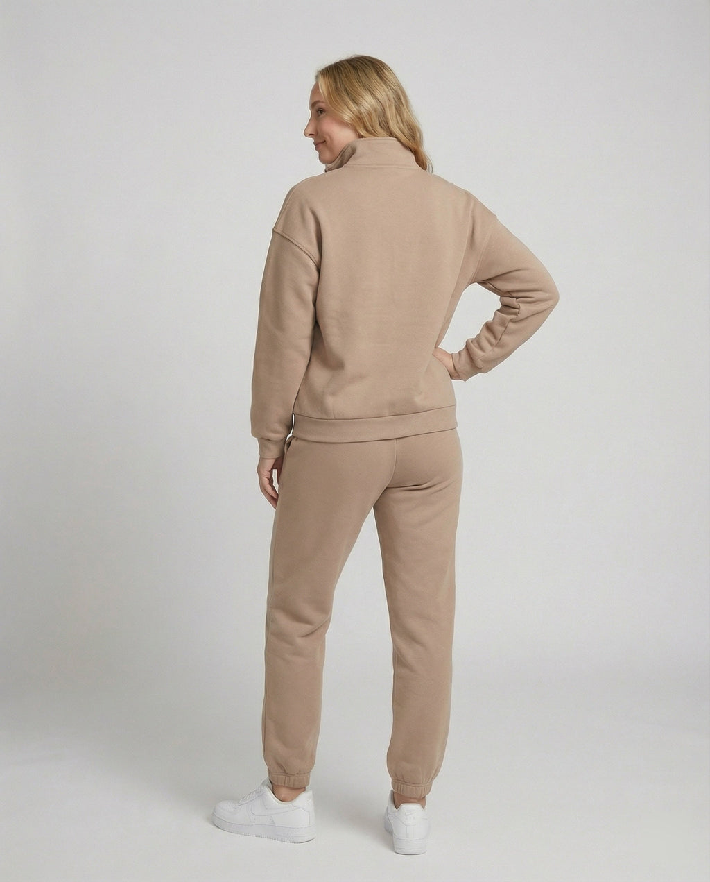 Elsie Tracksuit Set — Moss Fleece