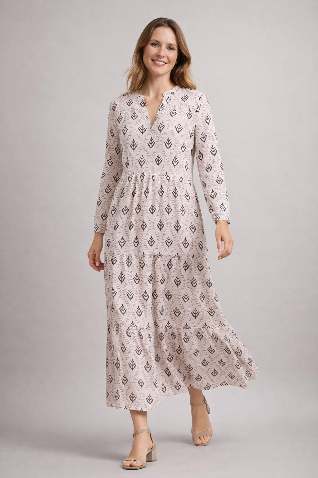 The Liora Maxi — Petal Tiered Dress