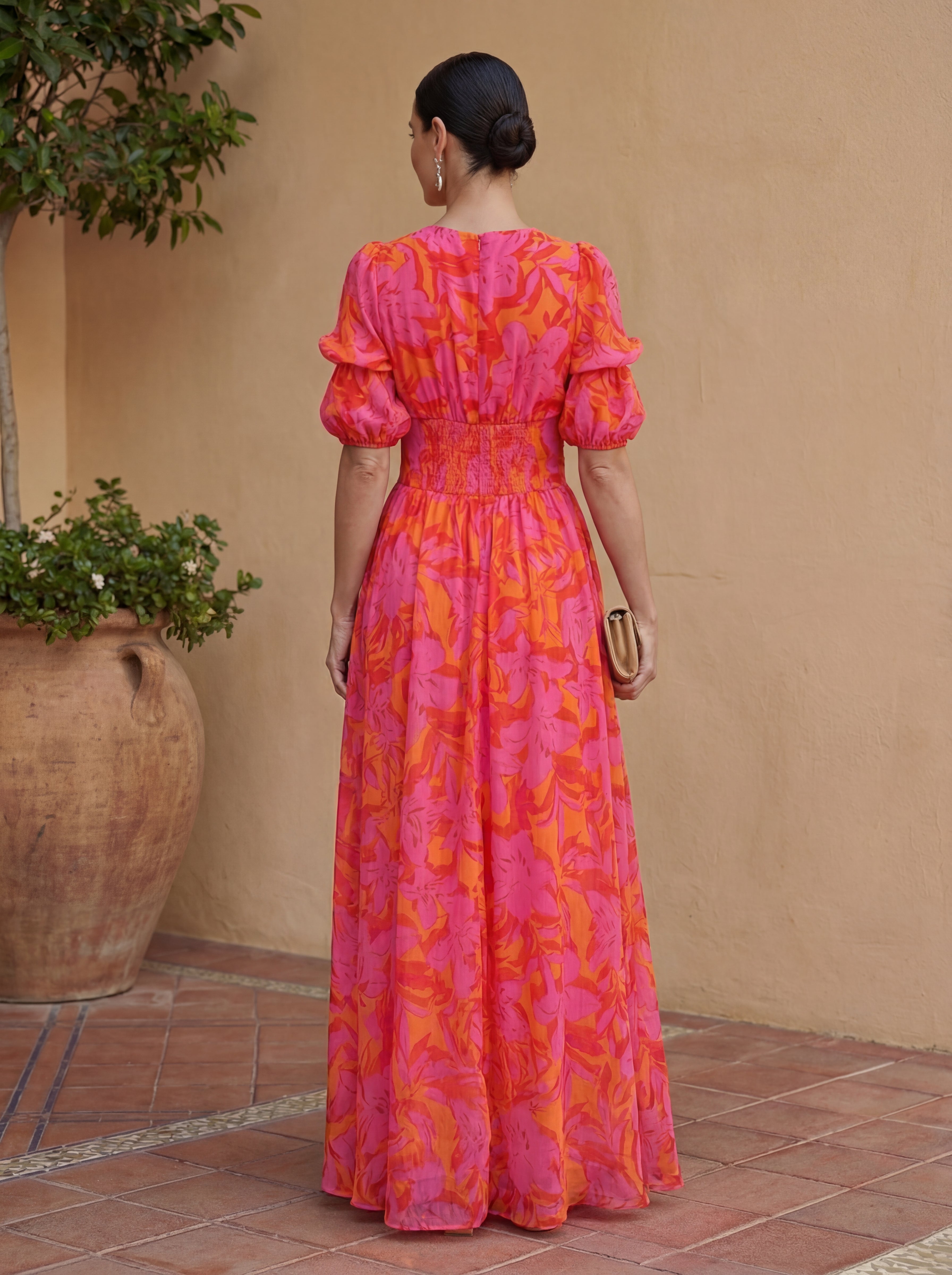 Robe Olvera en Soie Pure - Élégance Incomparable chez Maison Claire et Sylvie