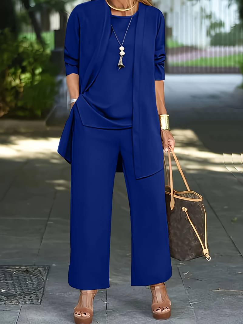 The Liora Set — Patchwork Draped Trio