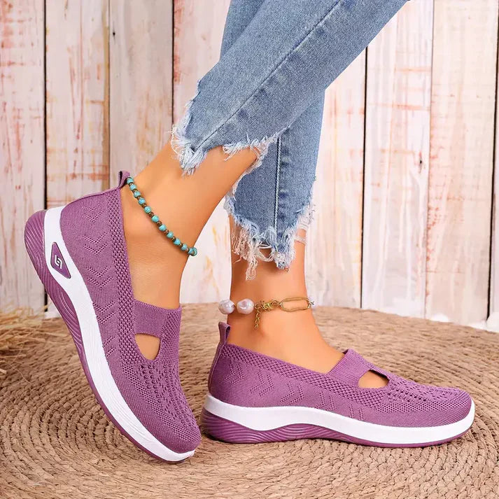 The Lyra Knit Slip-On — Midnight