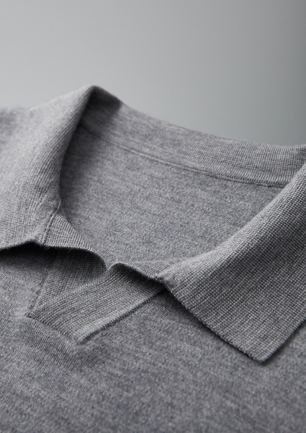 PULL POLO EN CACHEMIRE PREMIUM SANS BOUTONS