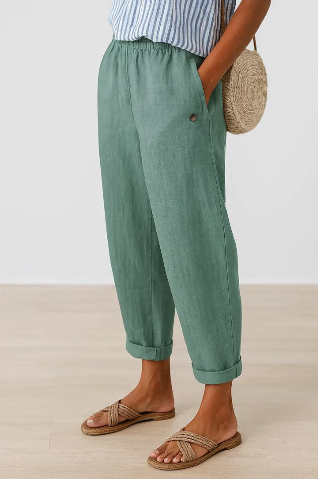 Stella | Pantalon en lin intemporel