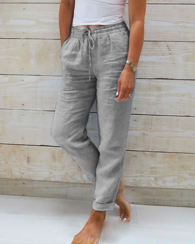 Aurora | Pantalon décontracté à cordon de serrage
