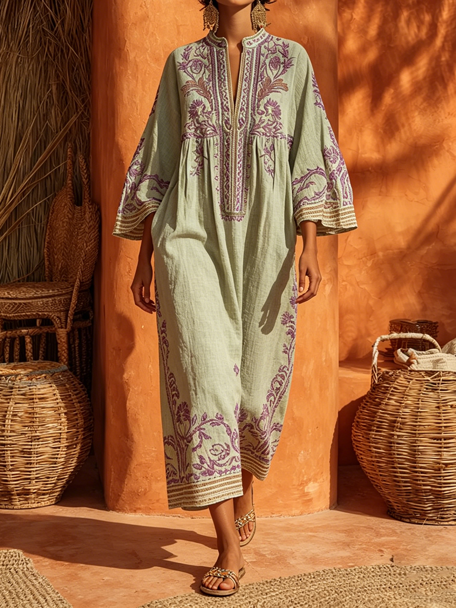 Elena™ | Robe Longue Maxi Méditerranéenne