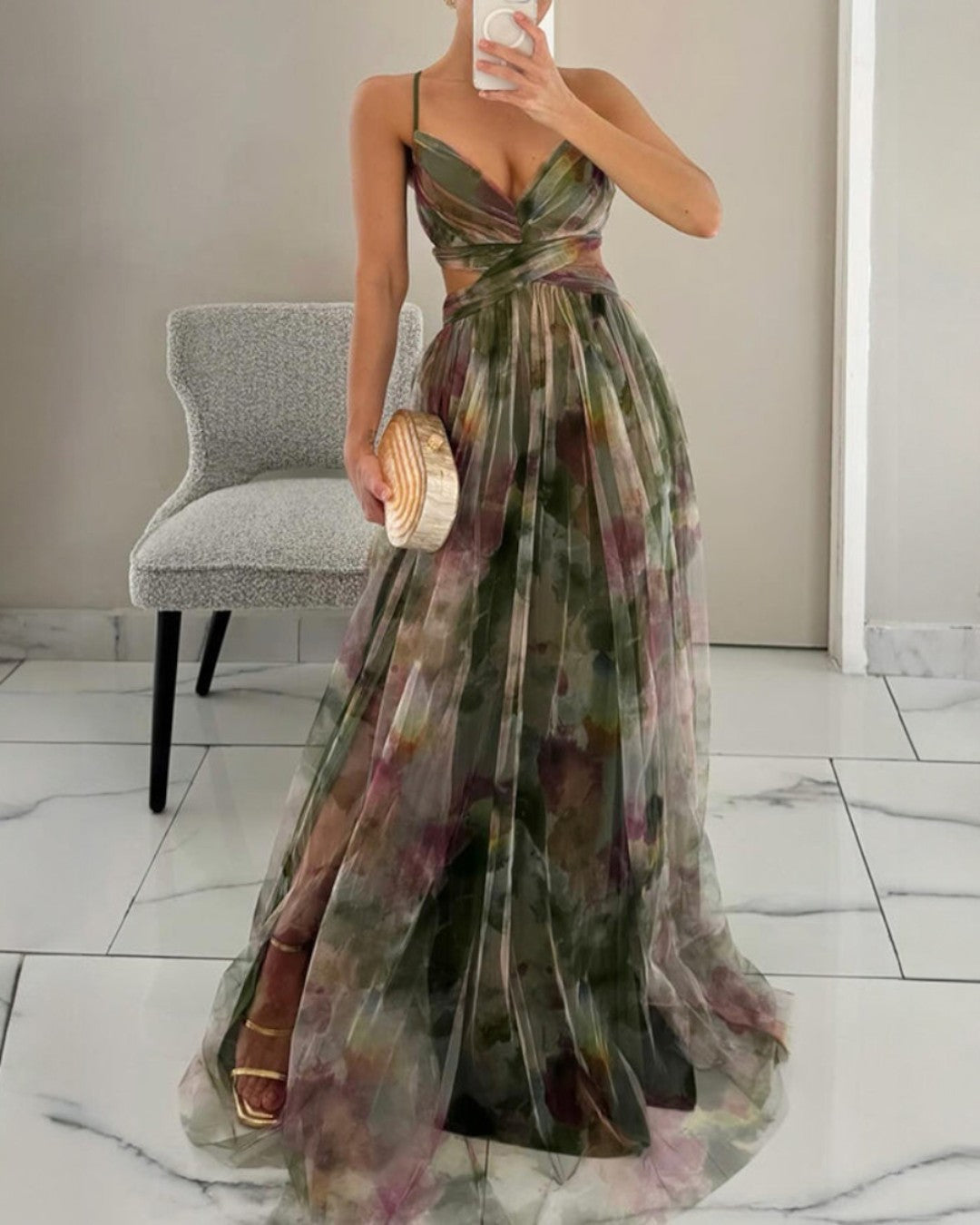 Robe Élégante en Soie Marbella – Maison Claire et Sylvie