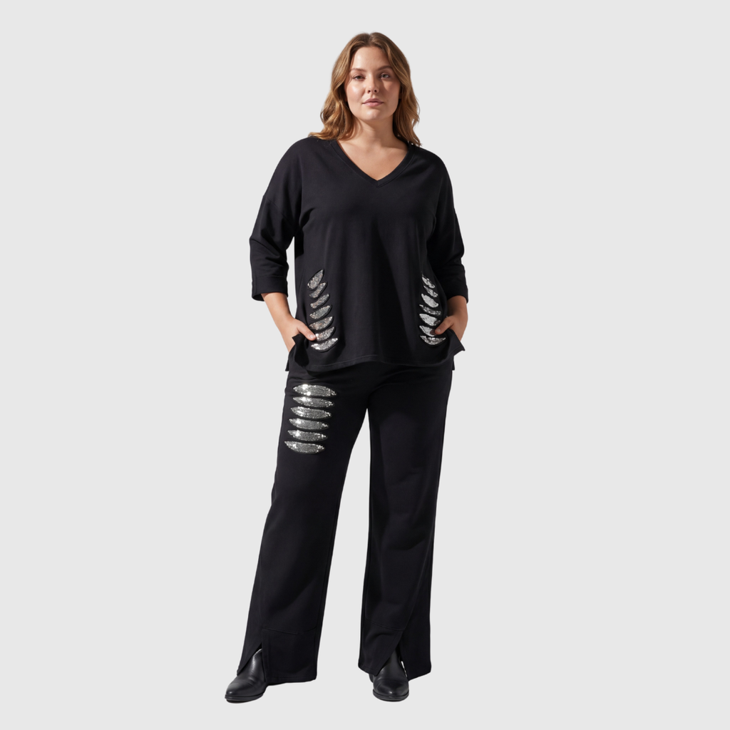 The Eira Set — Black Linen Blend