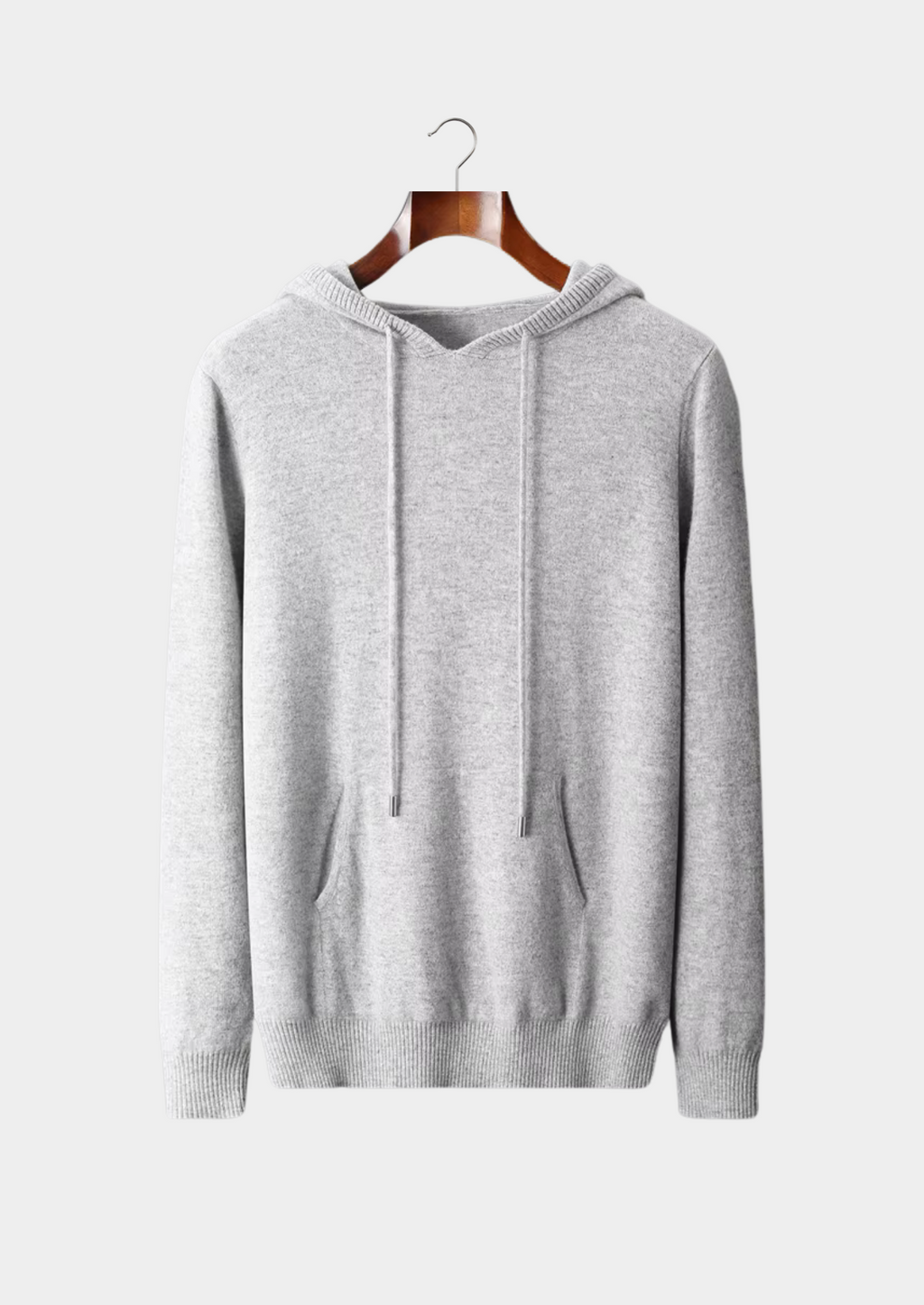 Sweat à capuche décontracté en laine mérinos extra-fine pure