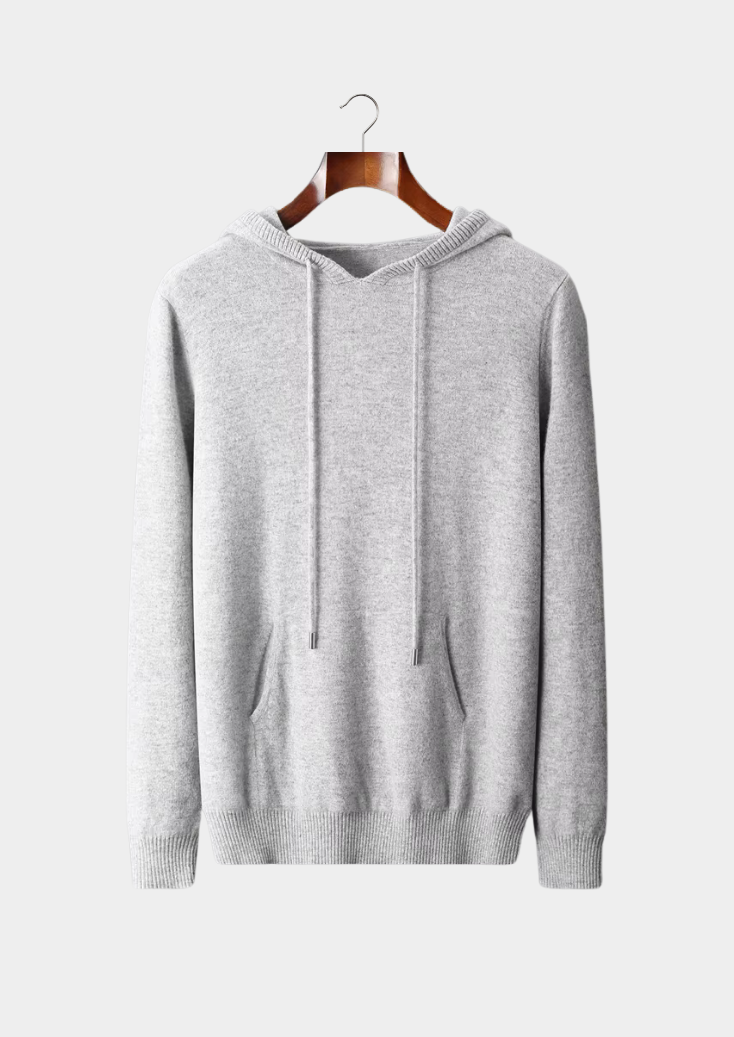 Sweat à capuche décontracté en laine mérinos extra-fine pure