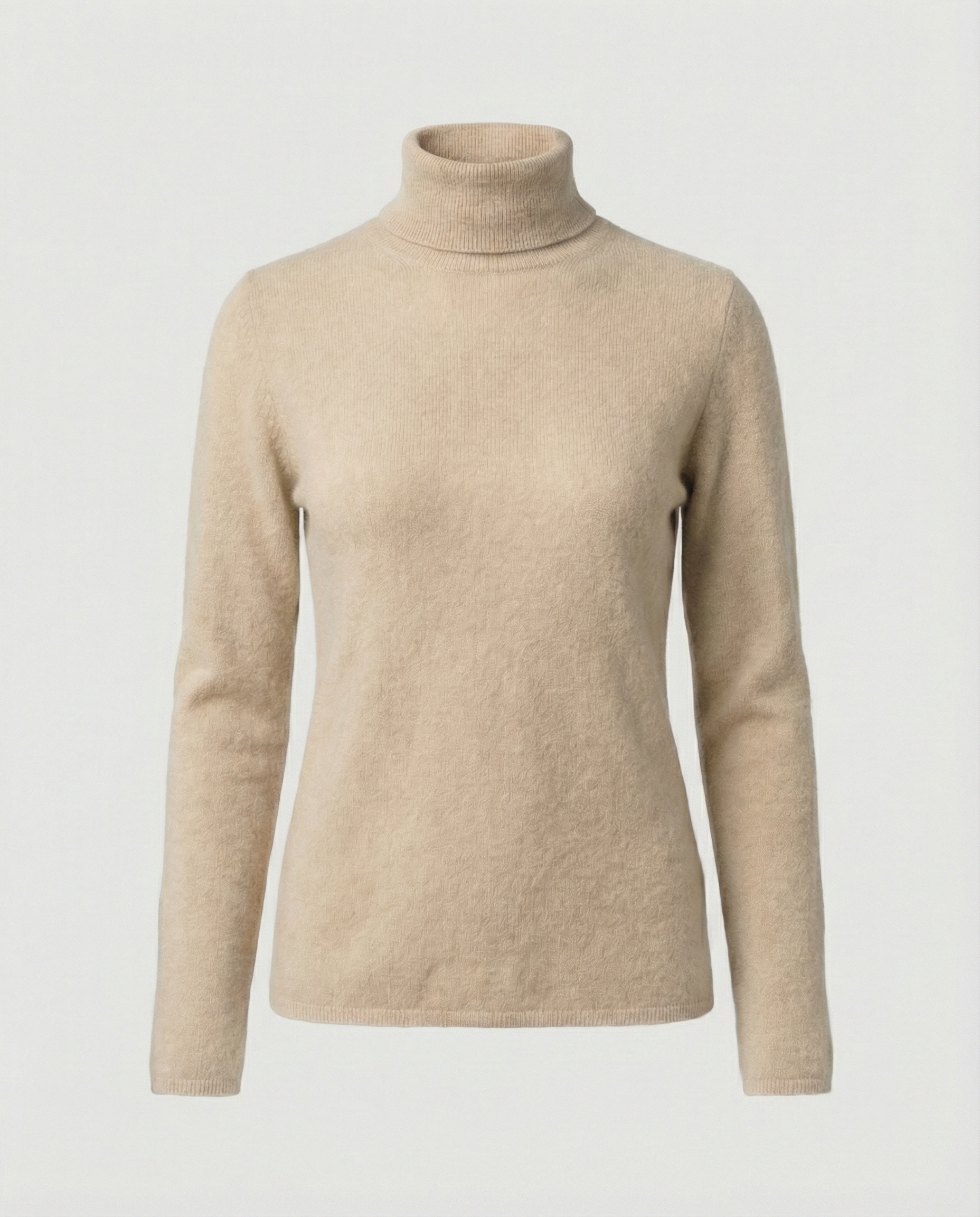 The Leona — Chestnut Turtleneck Sweater