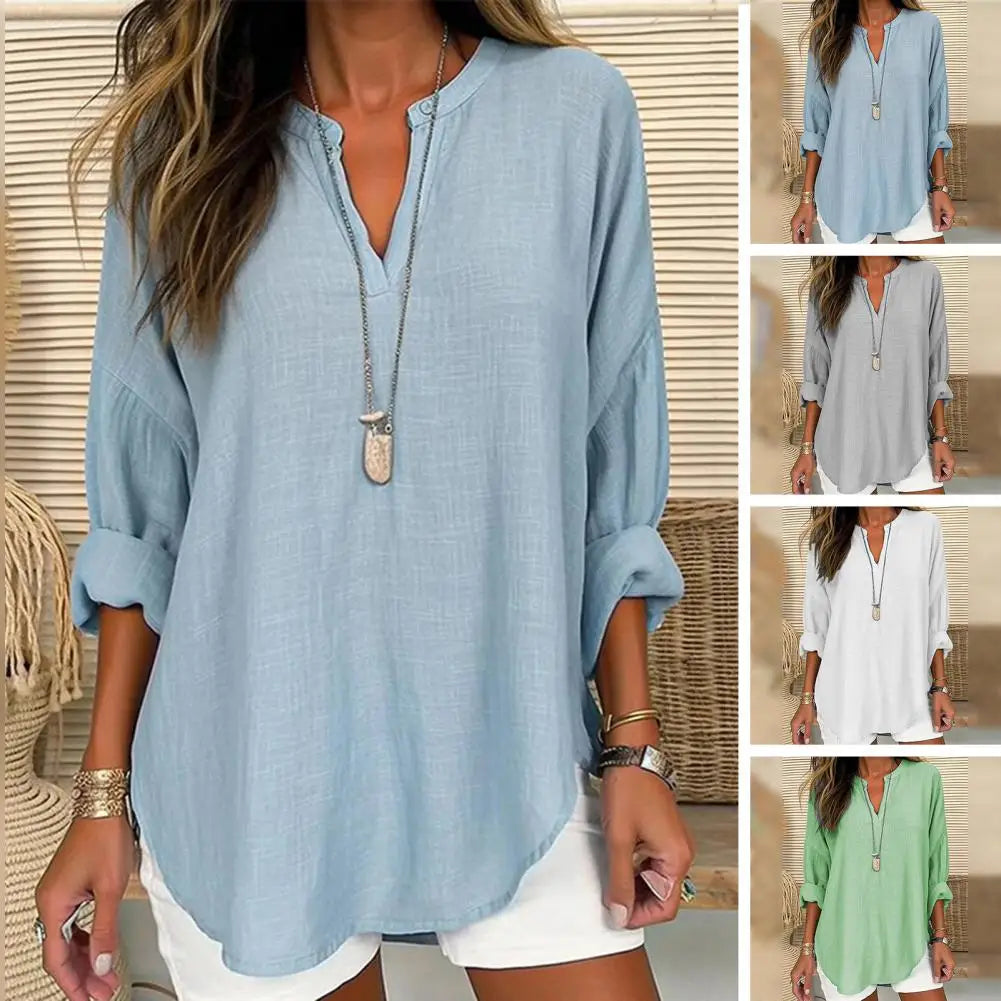 PENELOPE | Blouse à texture lin