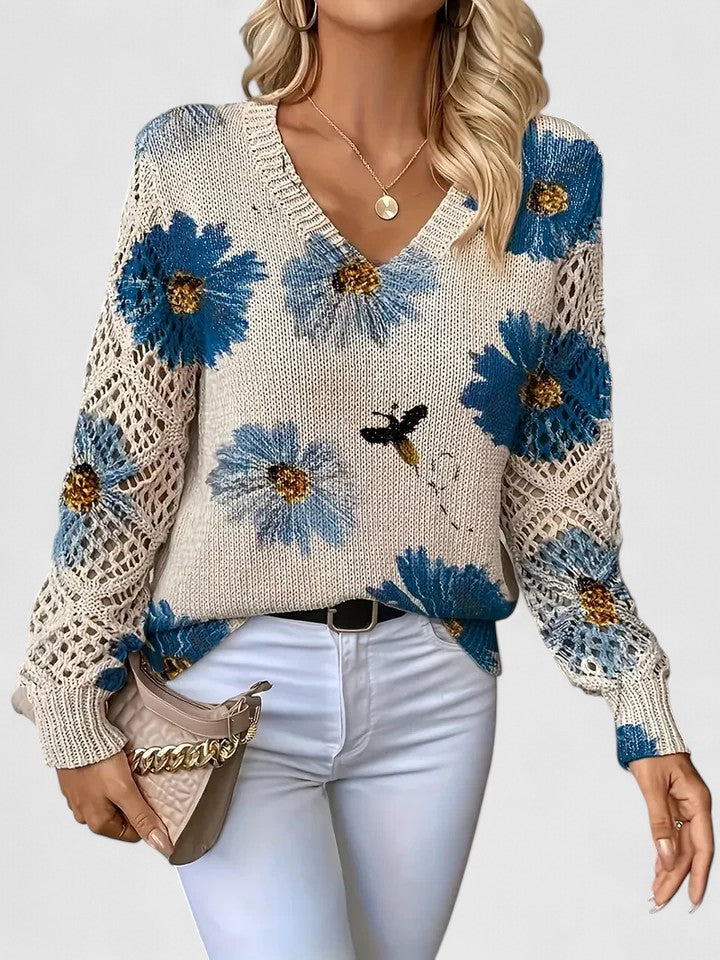 The Fiora Knit — Amethyst Bloom