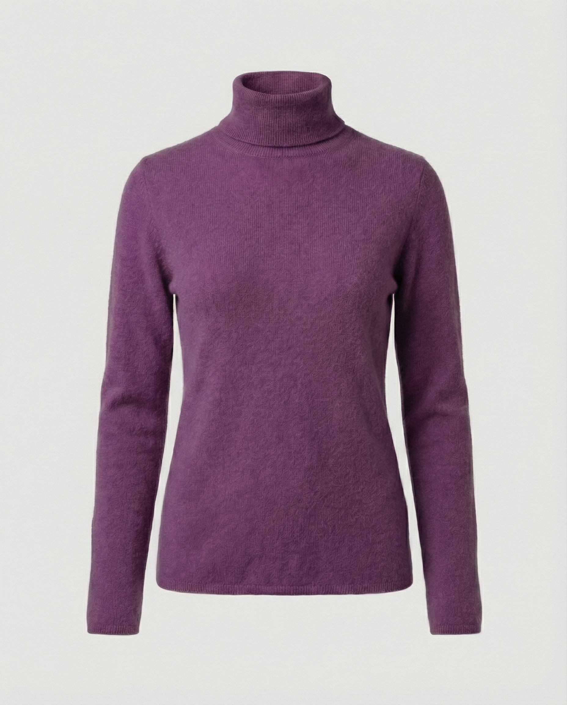 The Leona — Chestnut Turtleneck Sweater