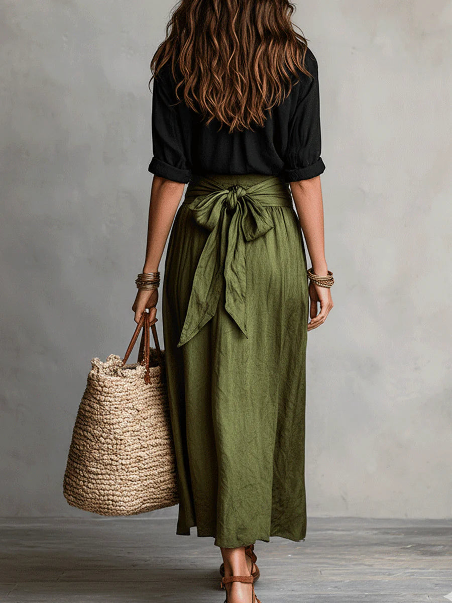 VERA | Ensemble jupe midi chic