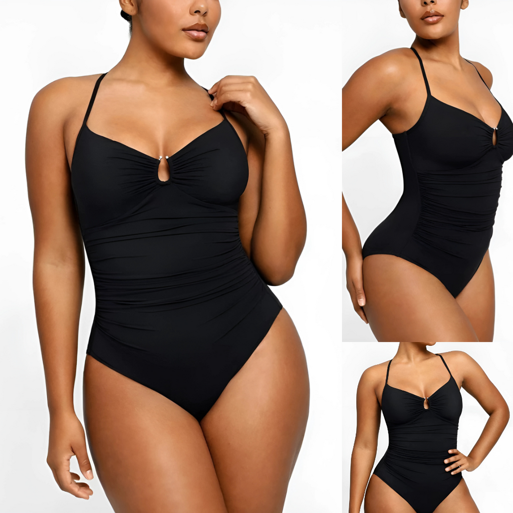 The Kyra One-Piece — Midnight Ruche