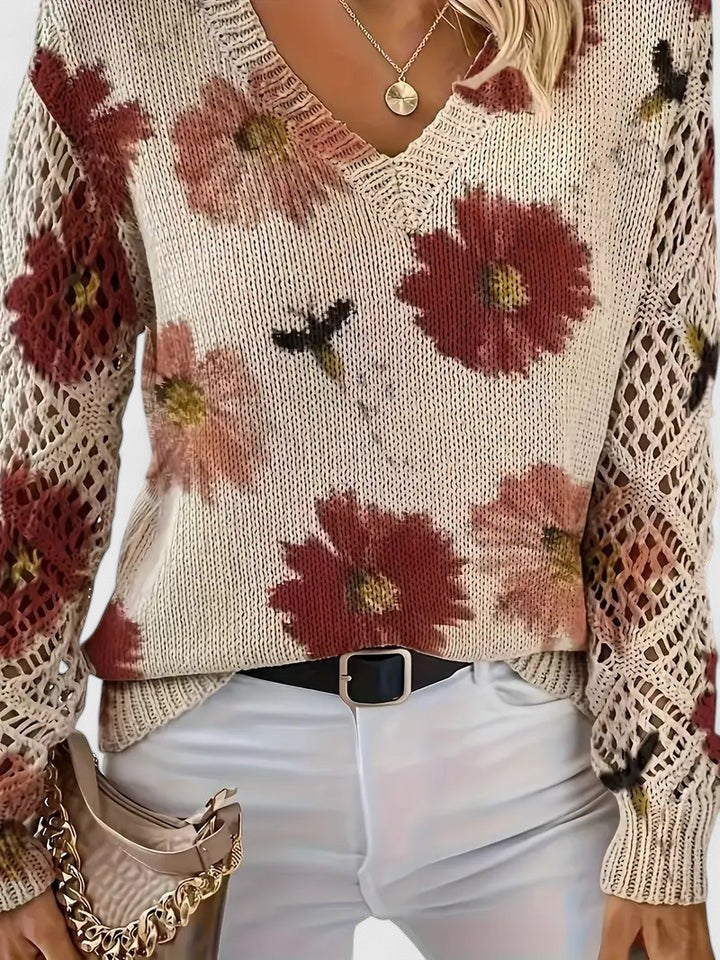 The Fiora Knit — Amethyst Bloom