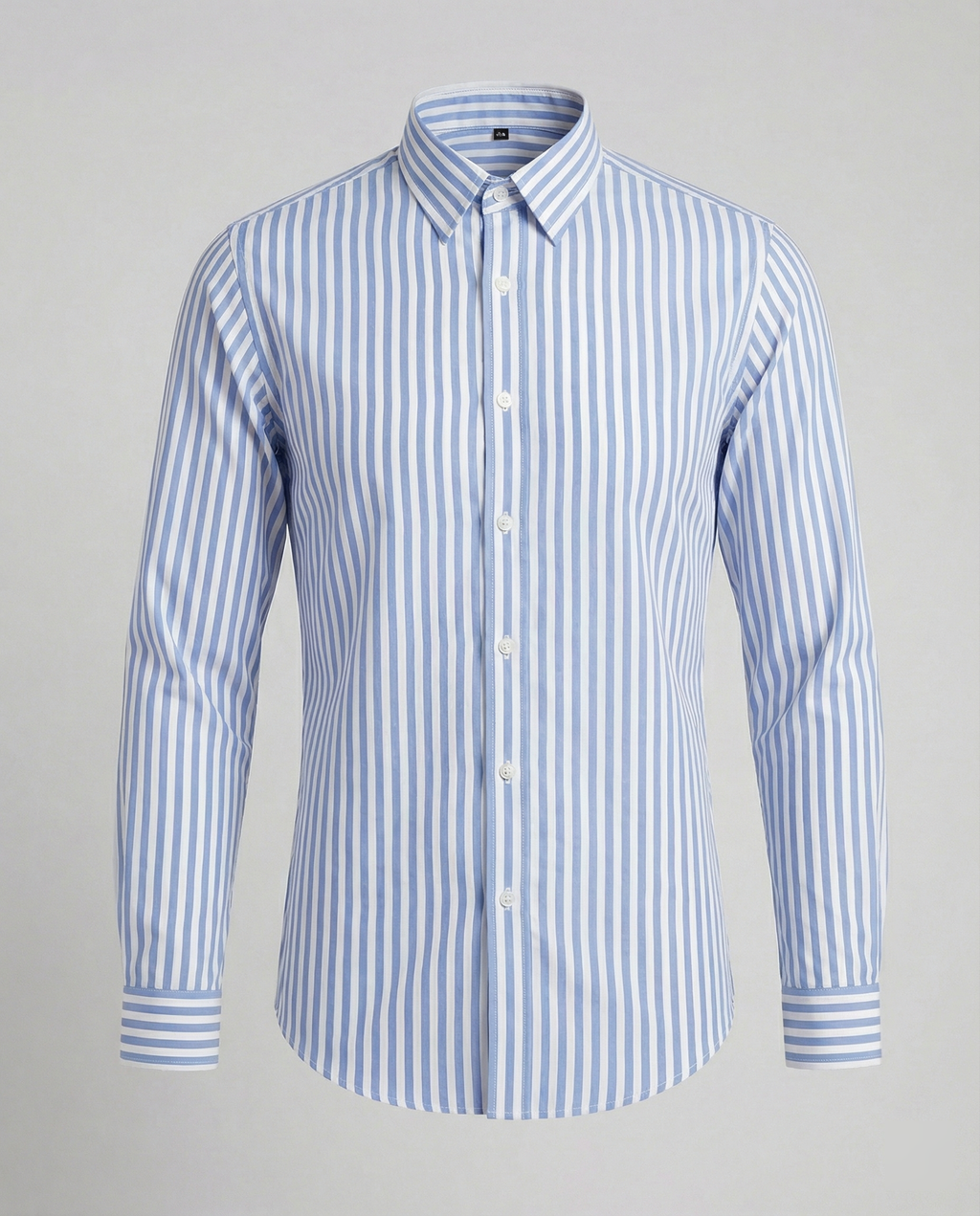 The Antonio Stripe — Scarlet Cotton Shirt