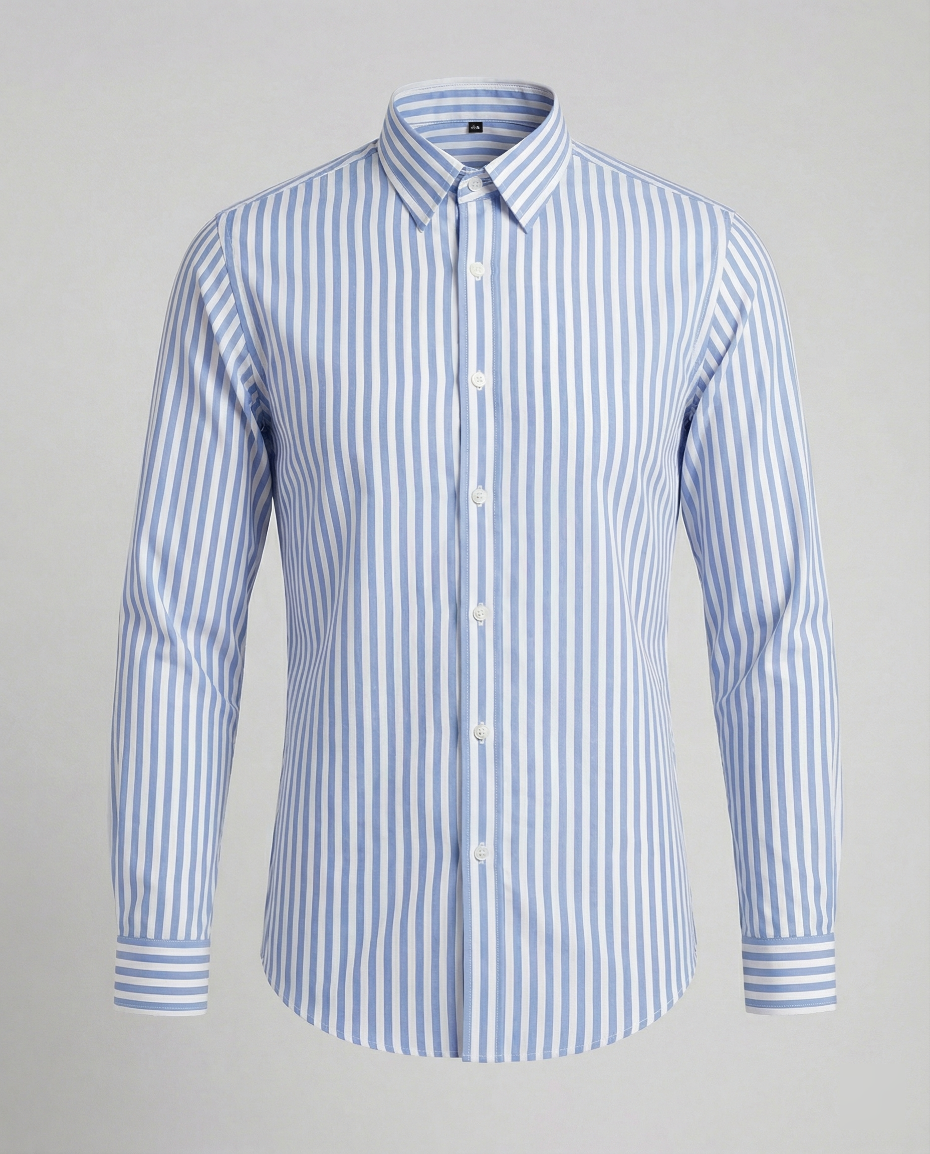 The Antonio Stripe — Scarlet Cotton Shirt