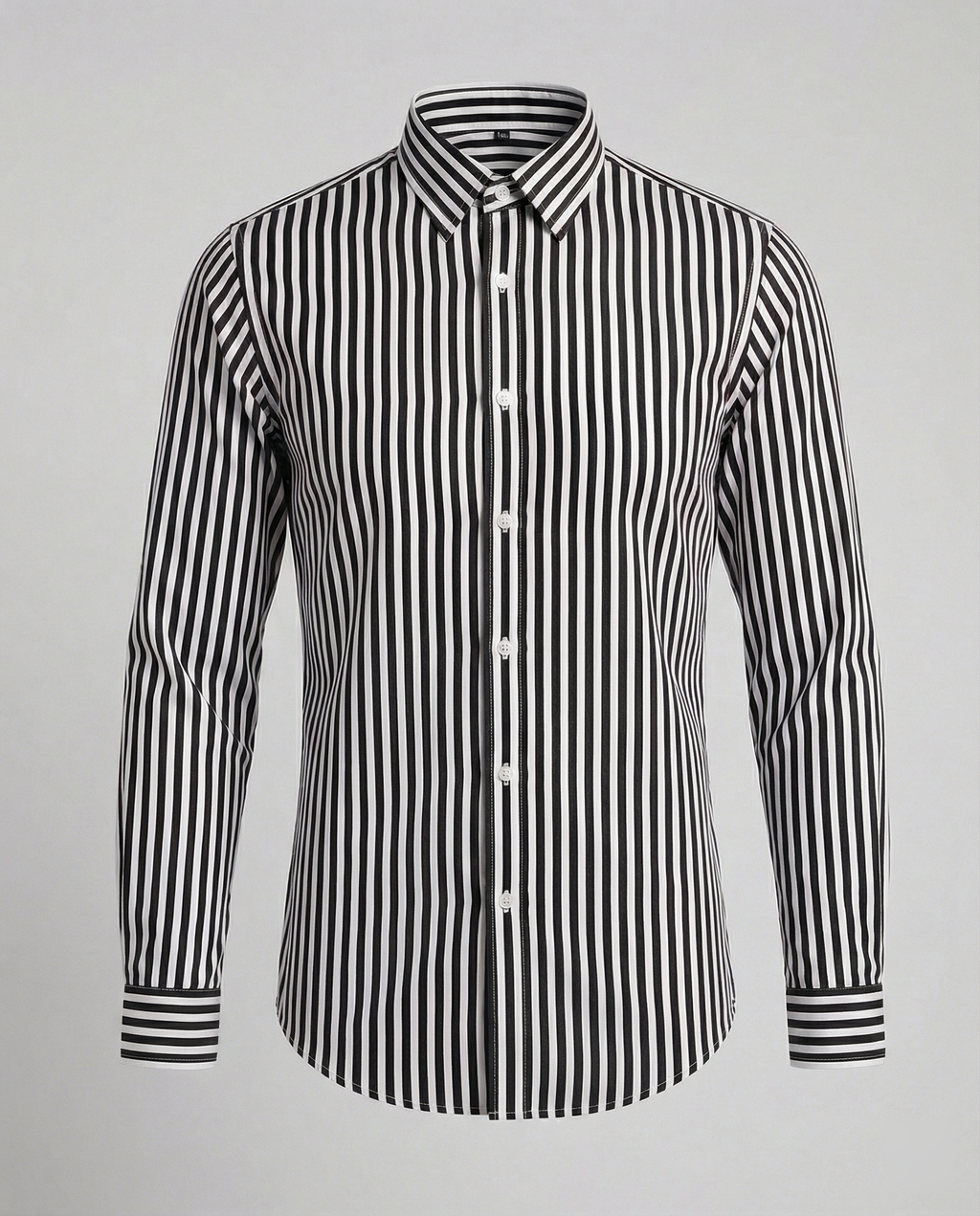 The Antonio Stripe — Scarlet Cotton Shirt