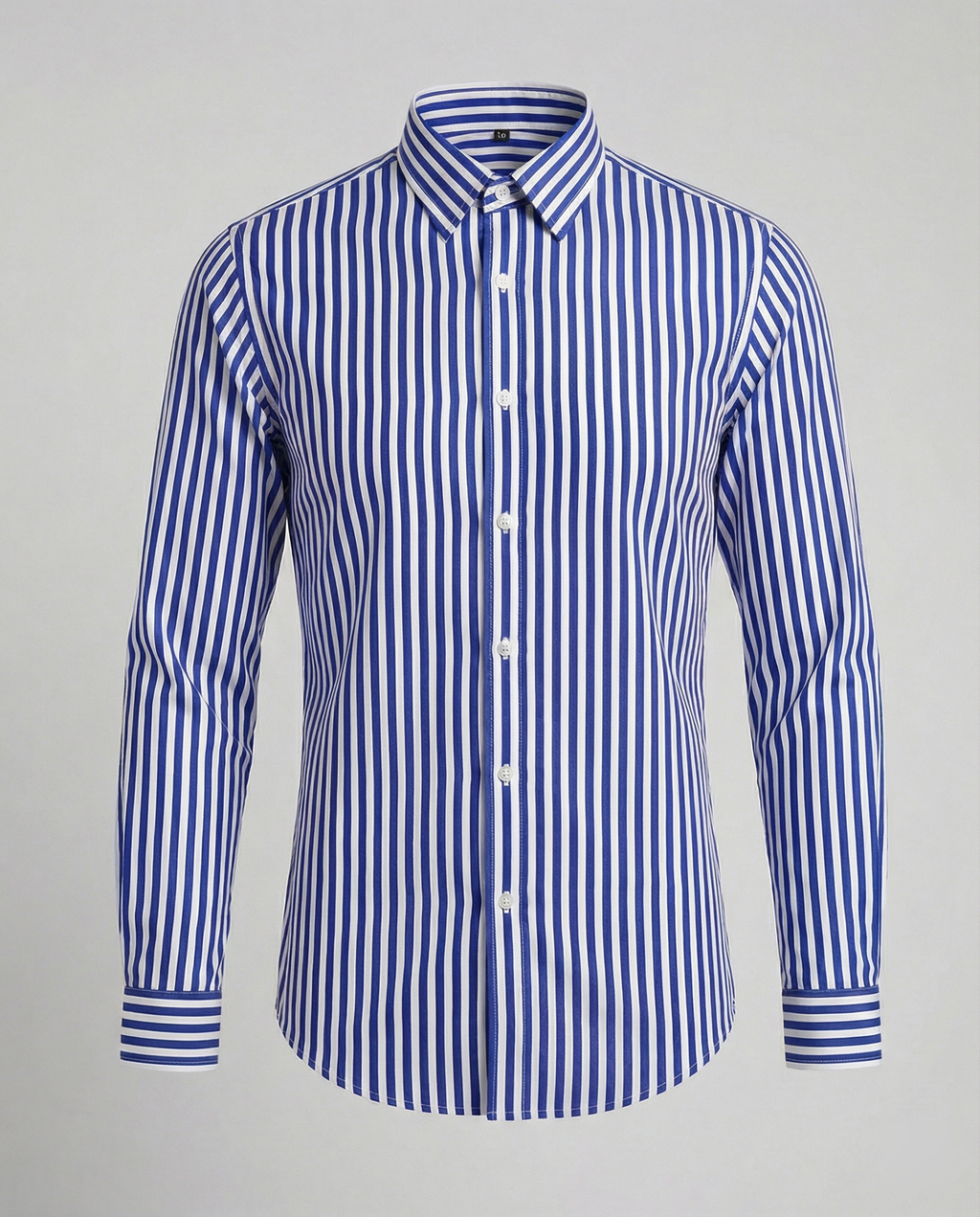 The Antonio Stripe — Scarlet Cotton Shirt
