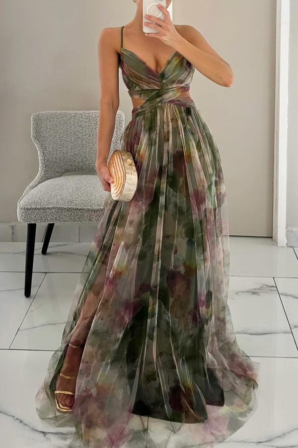 GISELLE | Robe Maxi en Chiffon