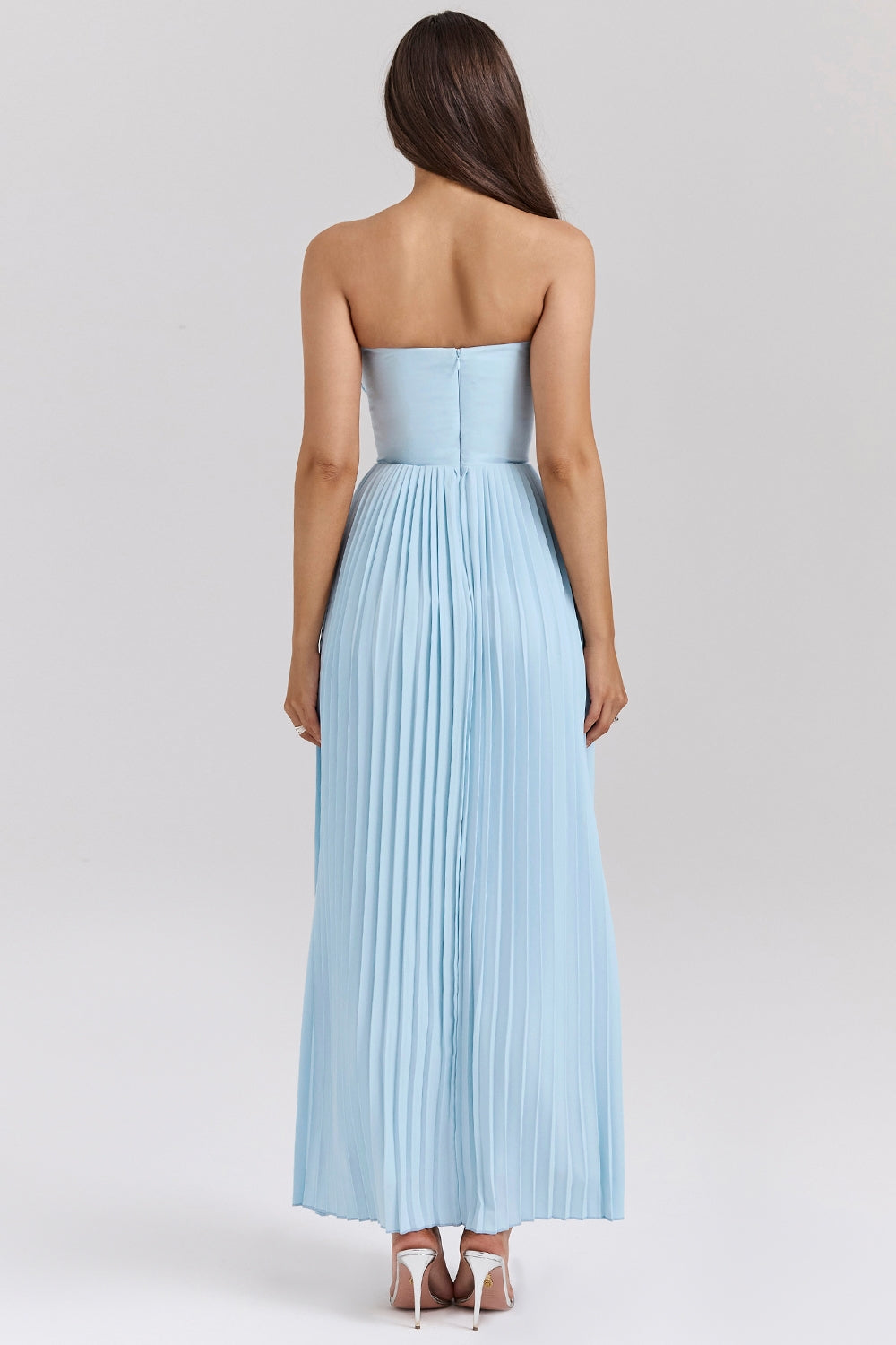 MARCELLA | Robe Longue avec Drapé Léger