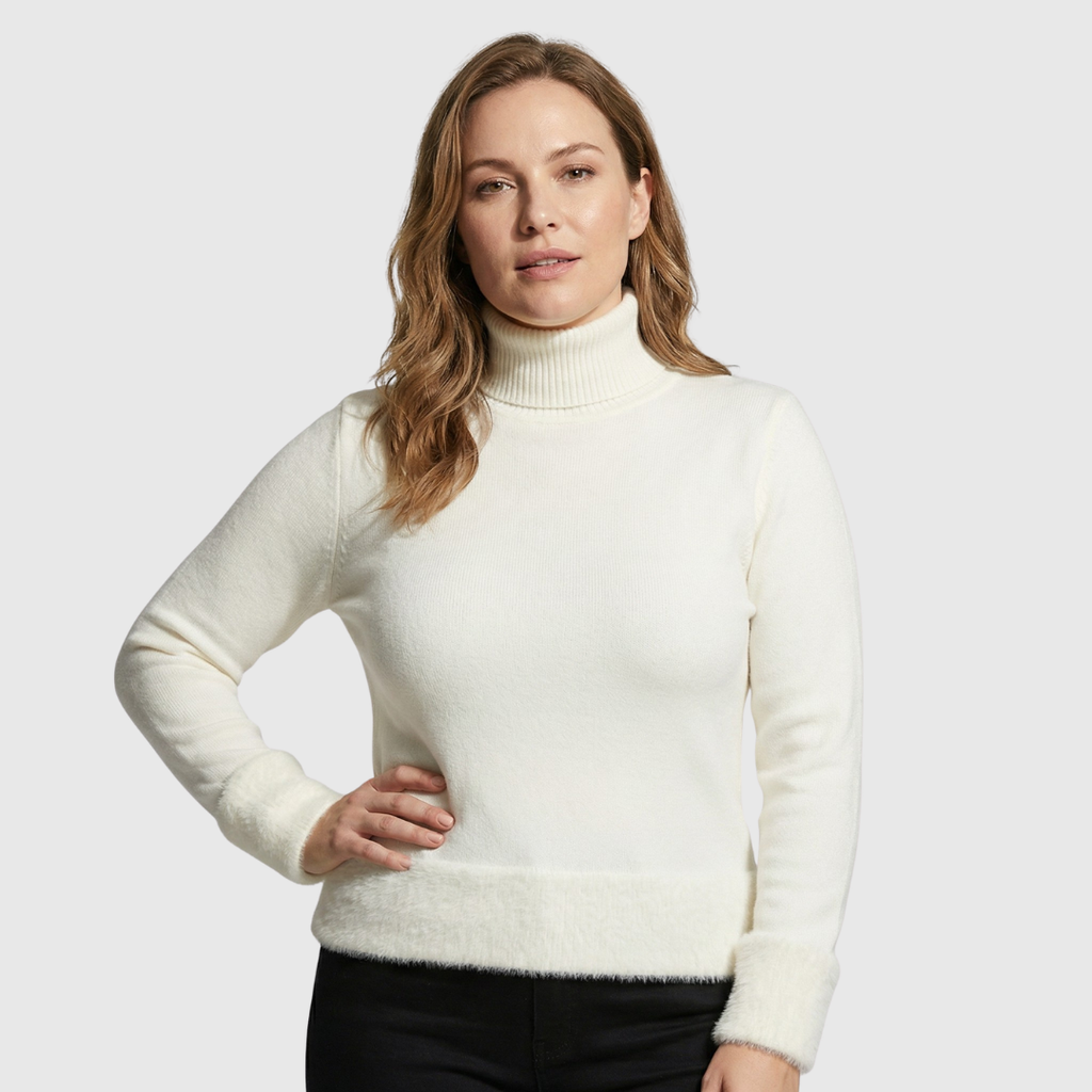 The Sanna — Onyx Insulated Turtleneck
