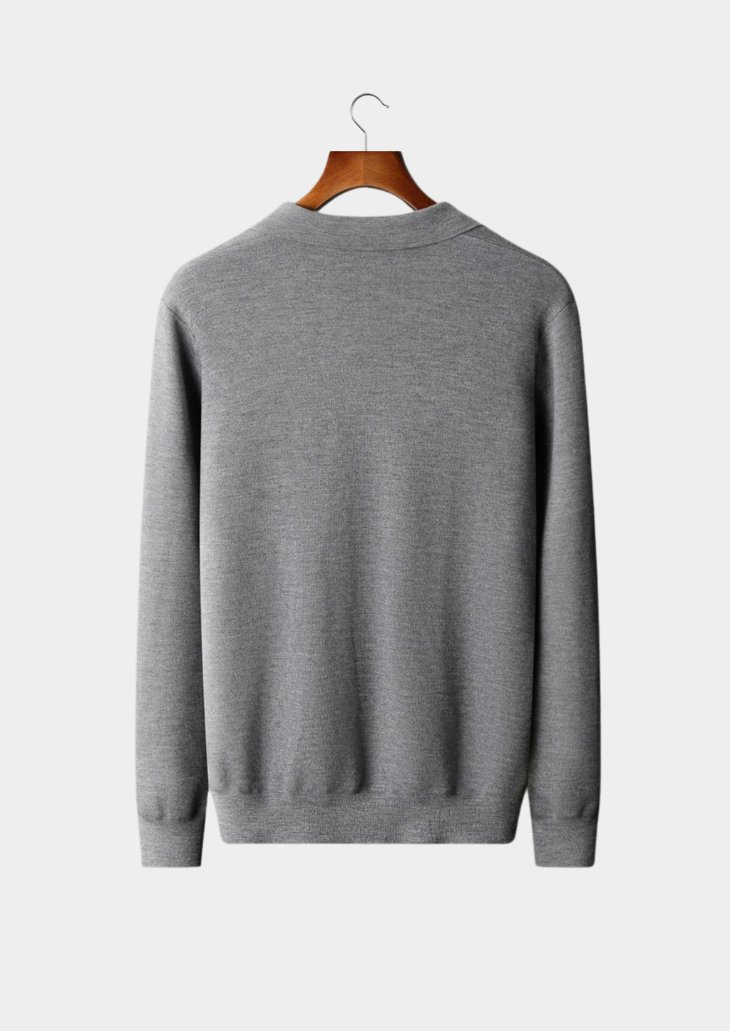PULL POLO EN CACHEMIRE PREMIUM SANS BOUTONS