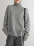 The Kaida — Soft Oversized Knit in Fog
