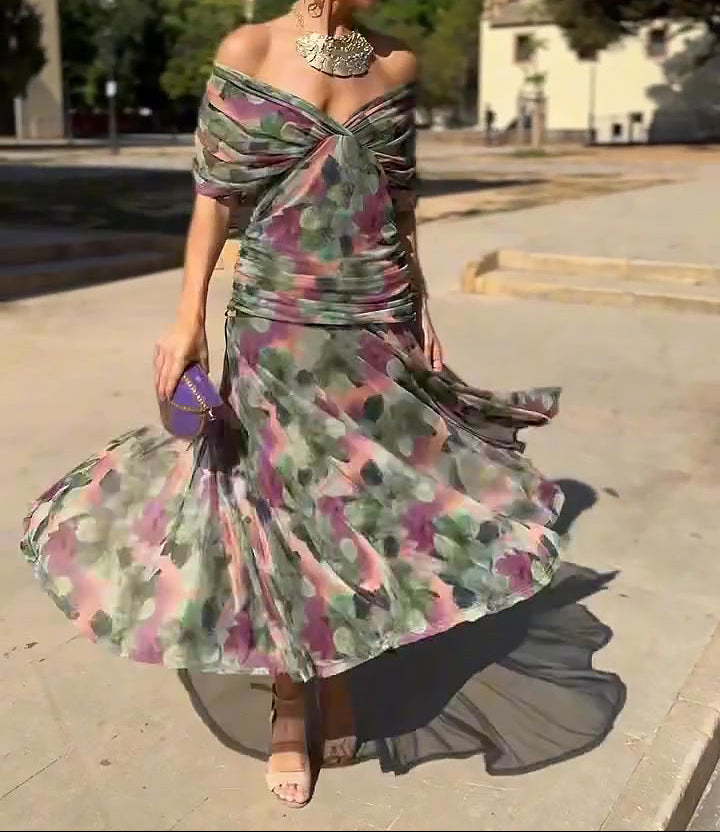 Lady™ - Robe portefeuille drapée