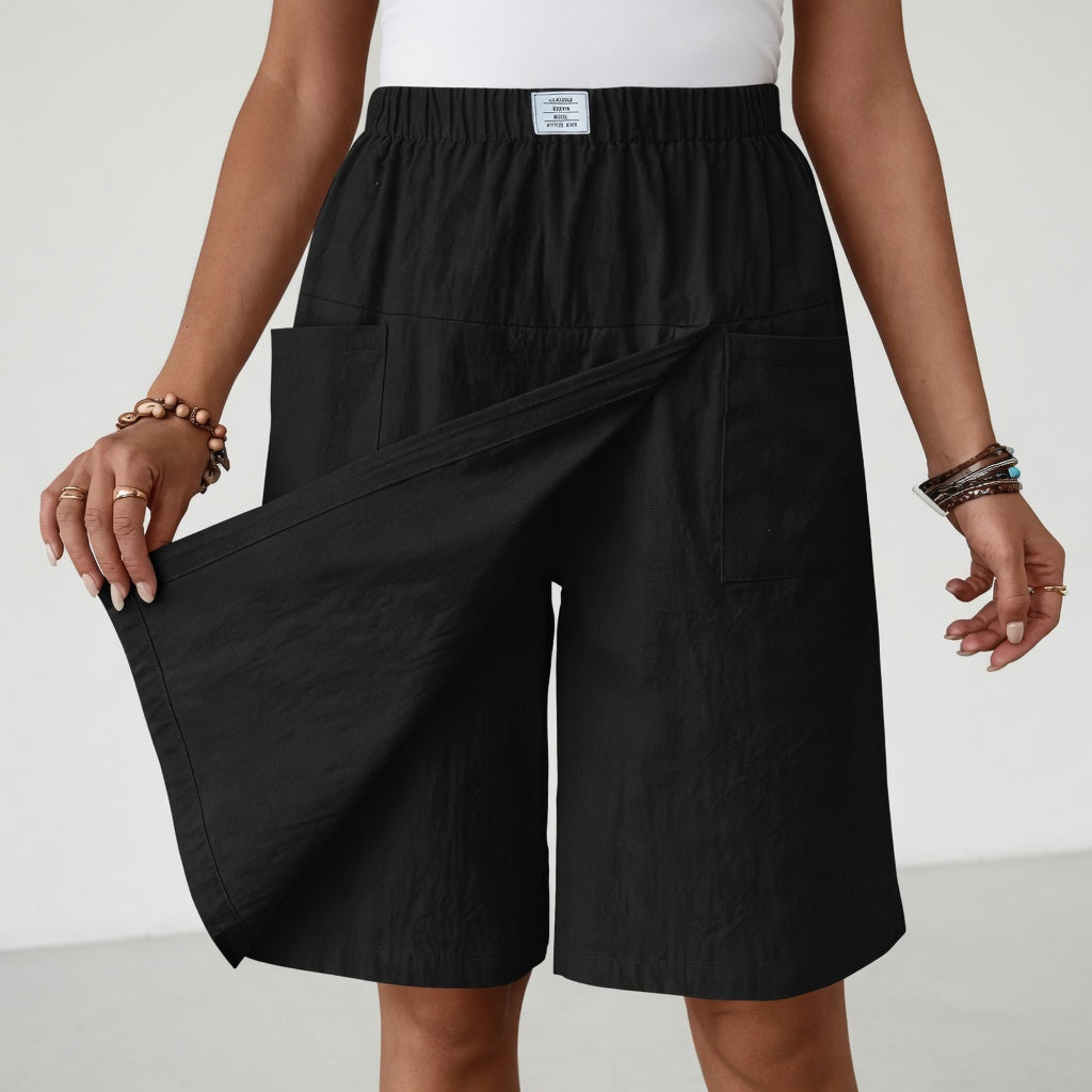 Libertine™ - Jupe-short à taille élastique avec poches prêtes pour la liberté
