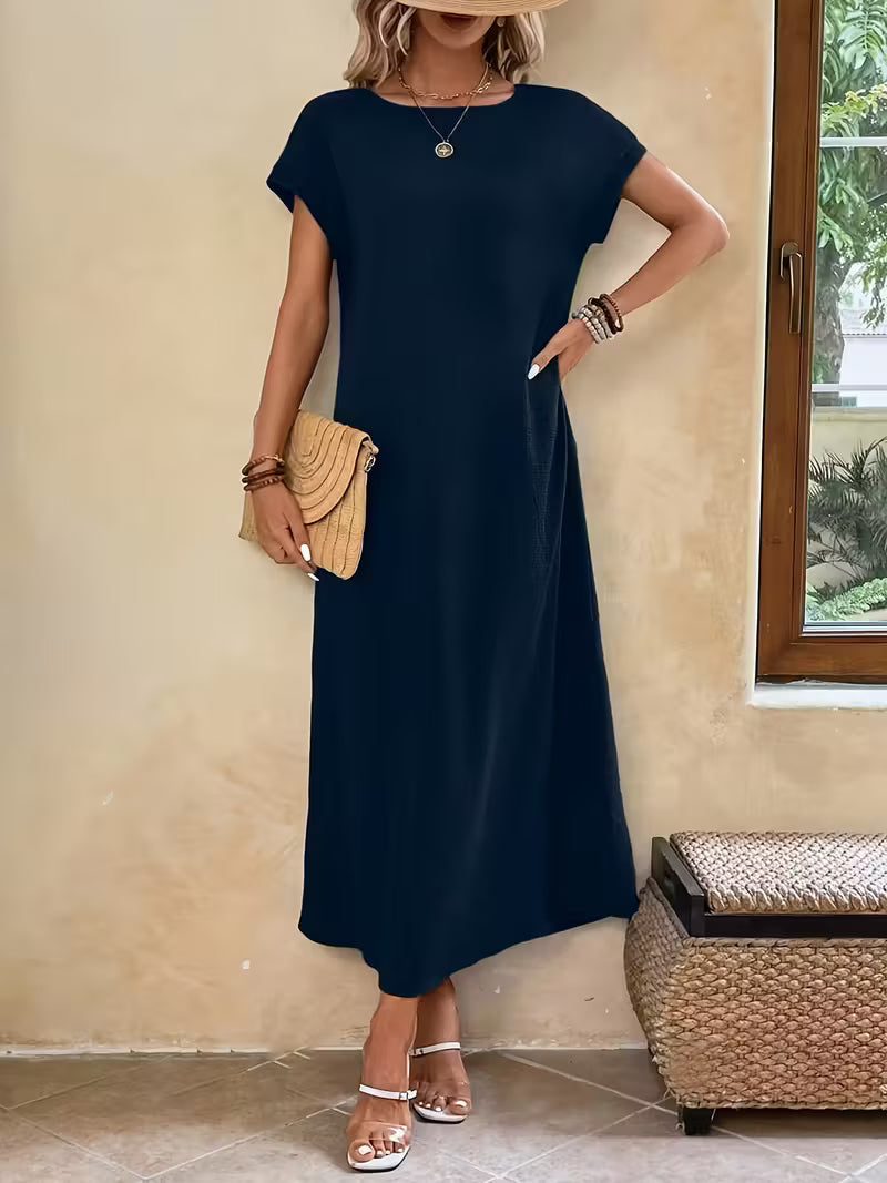 Margaux™ — Robe Longue Minimaliste et Élégante