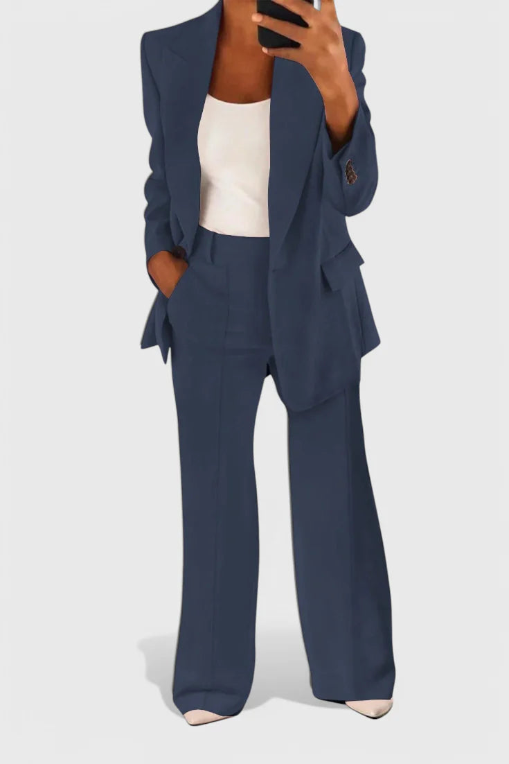 The Signe Suit — Onyx Two-Piece Set