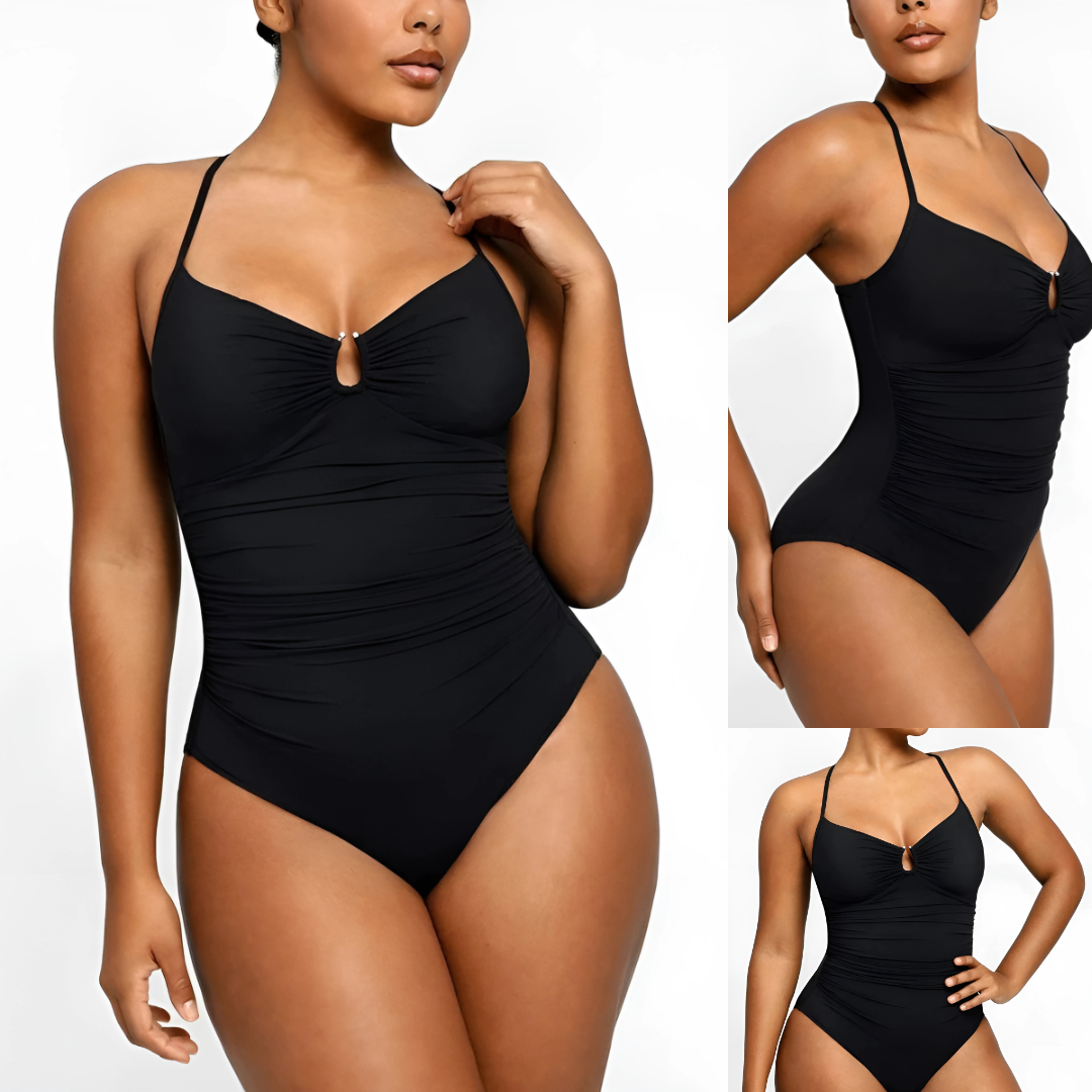 The Kyra One-Piece — Midnight Ruche
