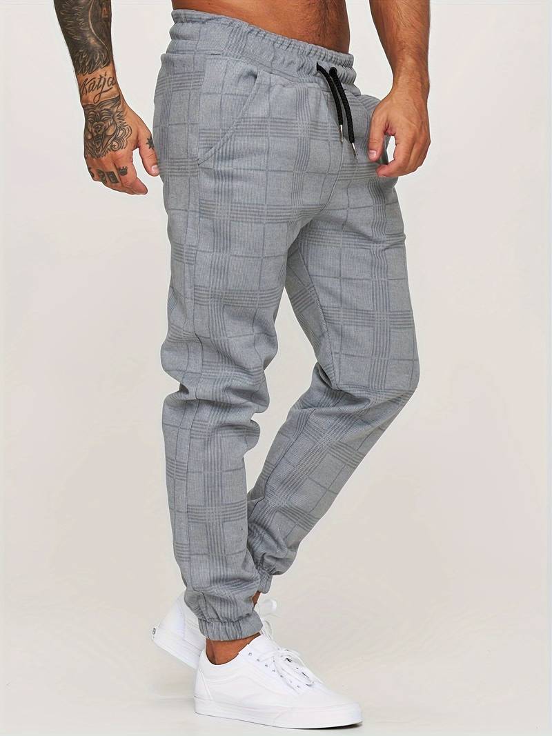Anton Jogger — Storm Plaid