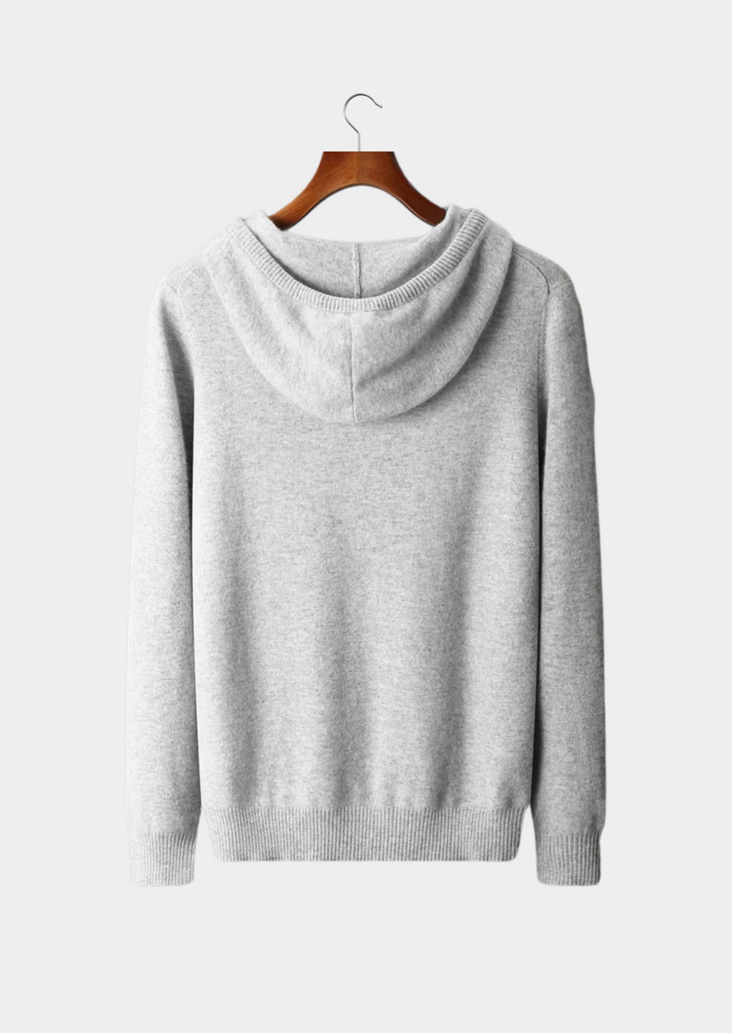 Sweat à capuche décontracté en laine mérinos extra-fine pure