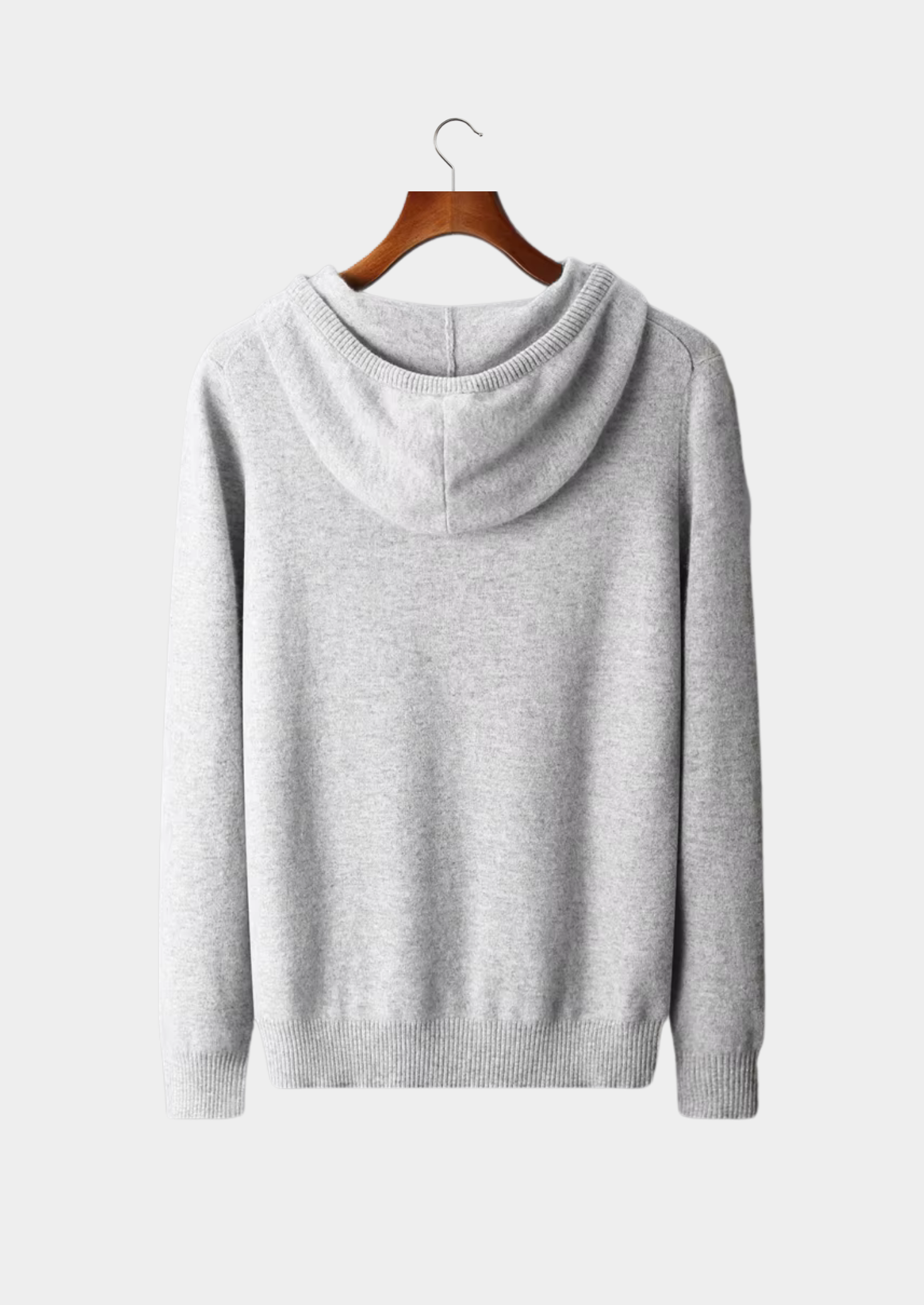 Sweat à capuche décontracté en laine mérinos extra-fine pure