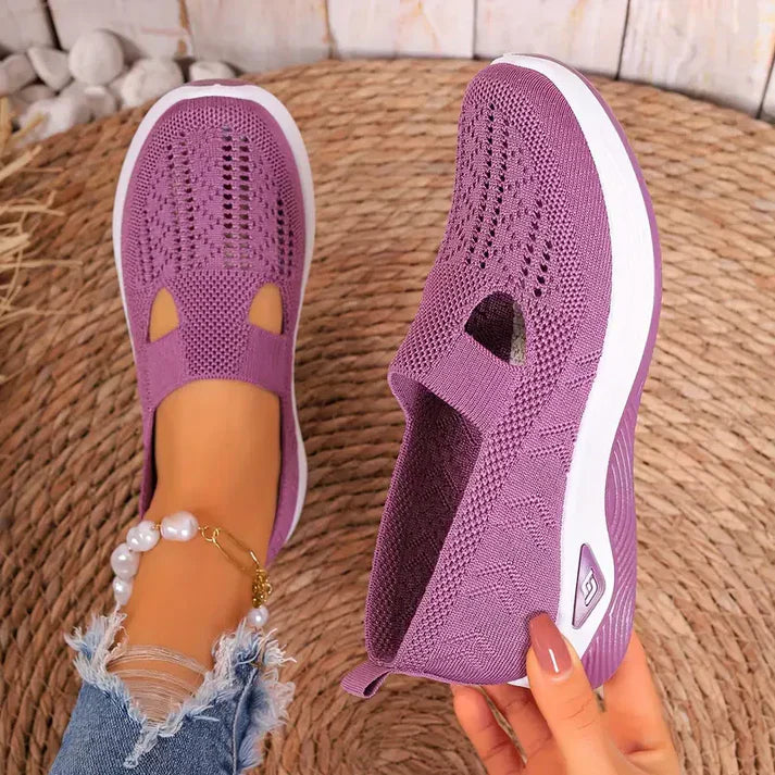 The Lyra Knit Slip-On — Midnight