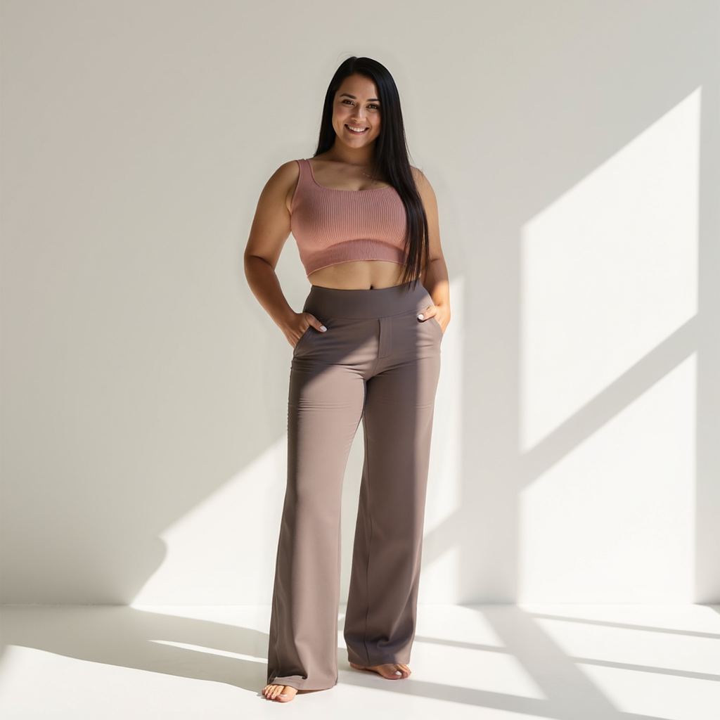 The Kyro Wide-Leg Trousers — Mist