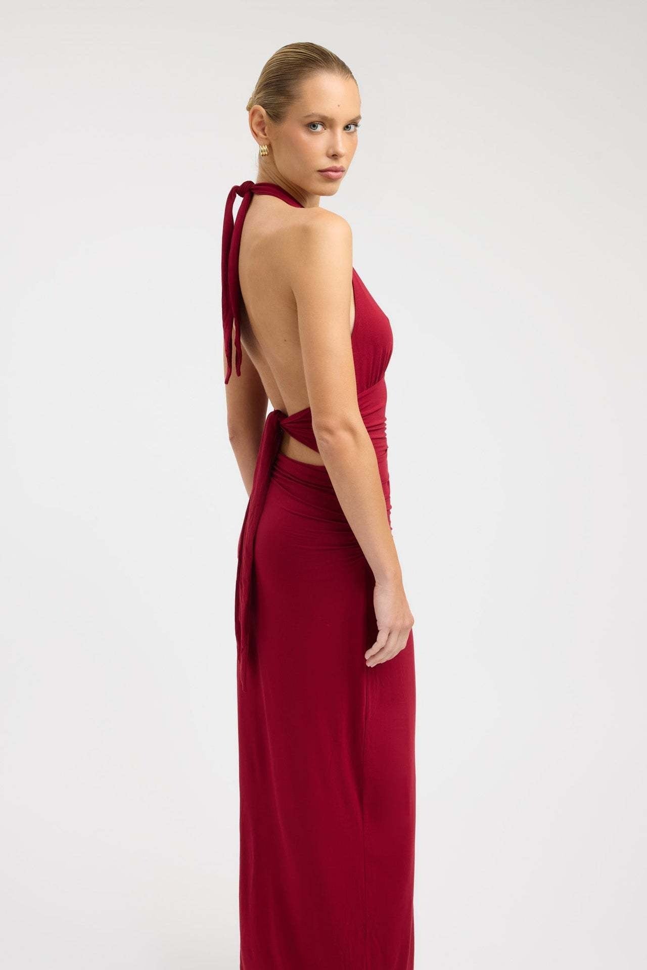 CARMEN | Robe Maxi avec Taille Froncée